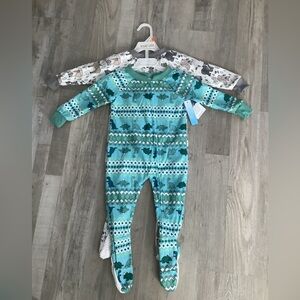 2 PACK OF FLAME RESISTANT BLANKET SLEEPERS